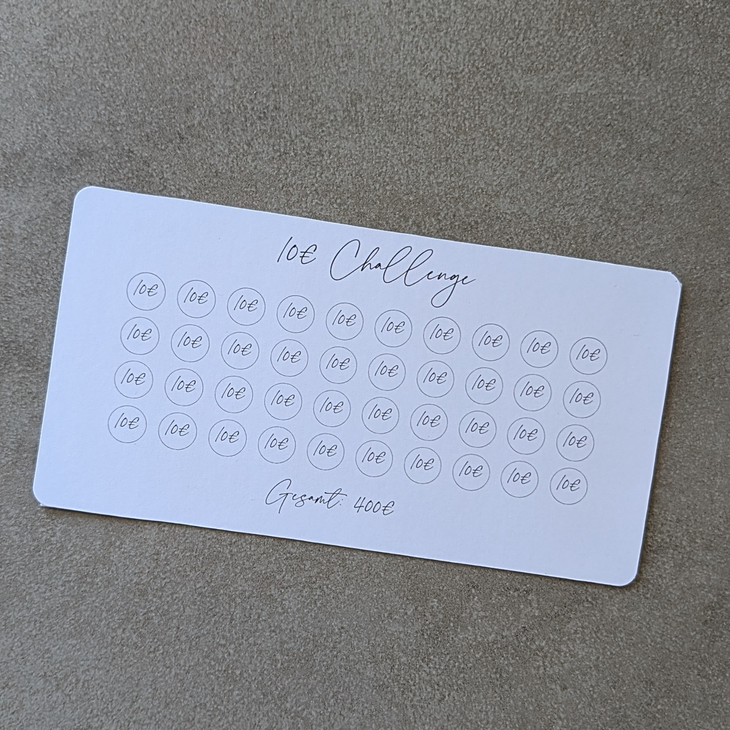 10€ Challenge