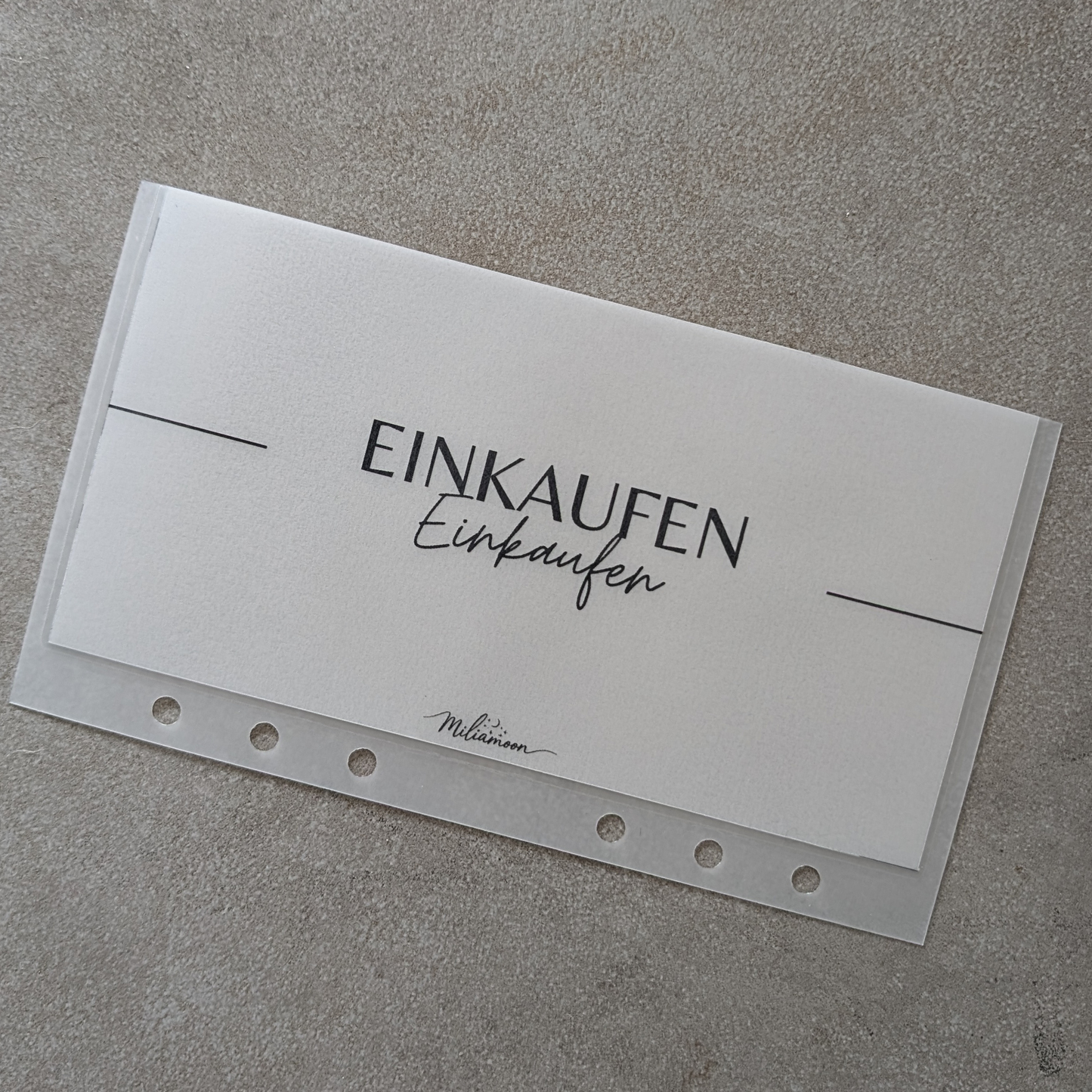Dashboard Frosty Elegant Script Umschlag