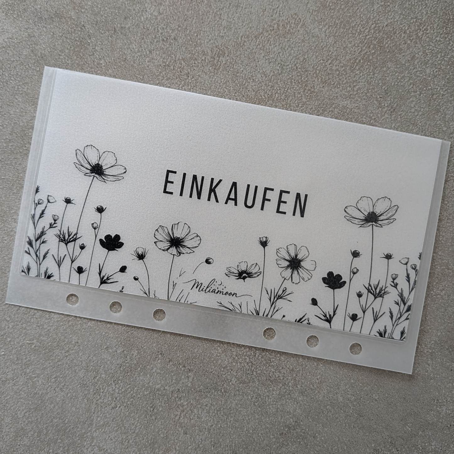Dashboard Frosty Floral Line Umschlag
