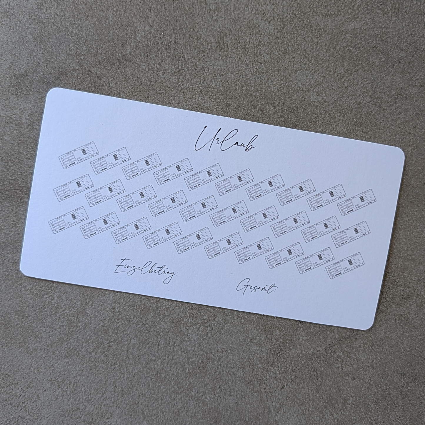 Urlaub Challenge