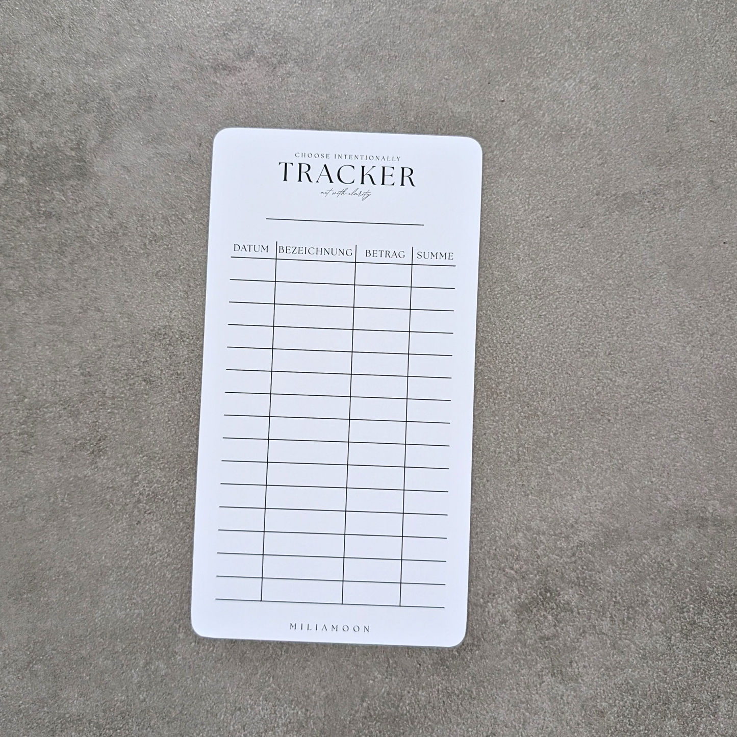 Budget Tracker Luxury