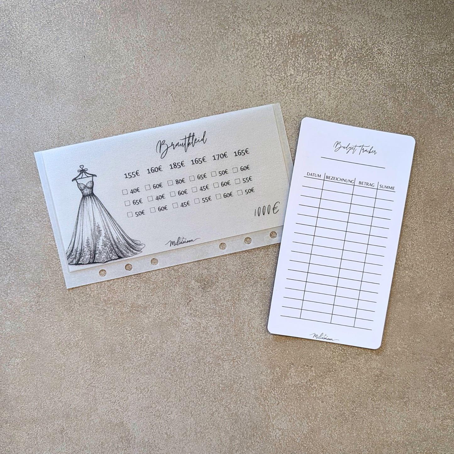 Hochzeit Sparchallenge Frosty A6