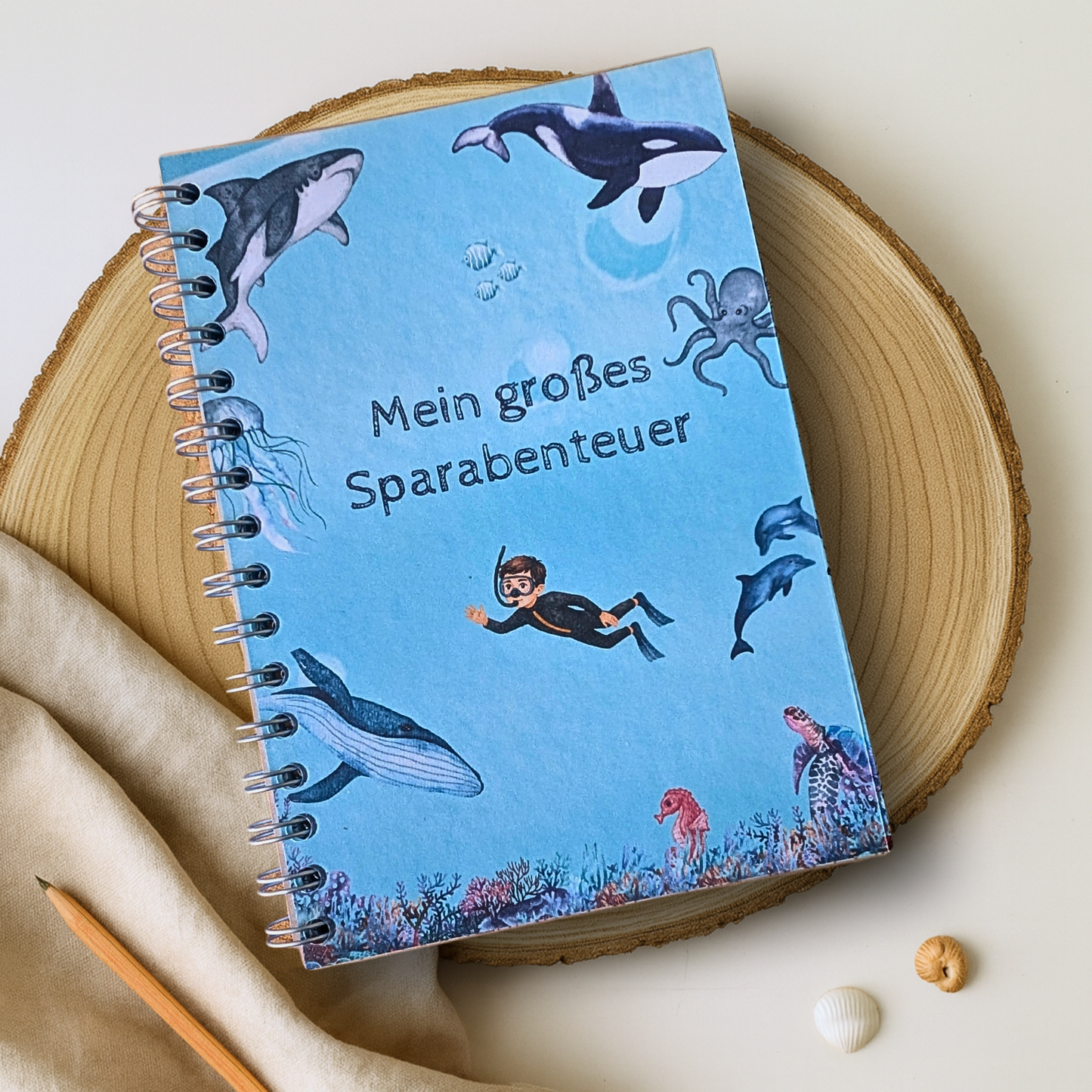 A5 Kinder Budgetplaner „Mein großes Sparabenteuer“