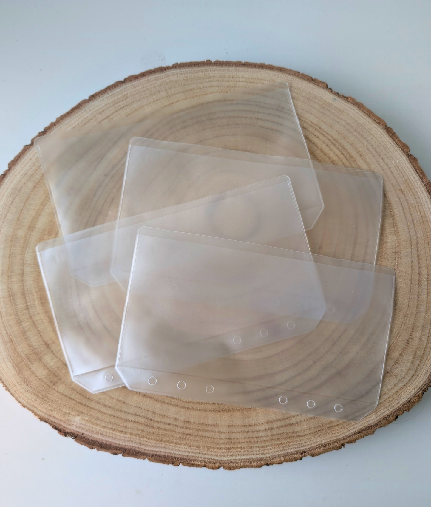 A6 Budget-Umschläge ohne Zipper – Klar Transparent