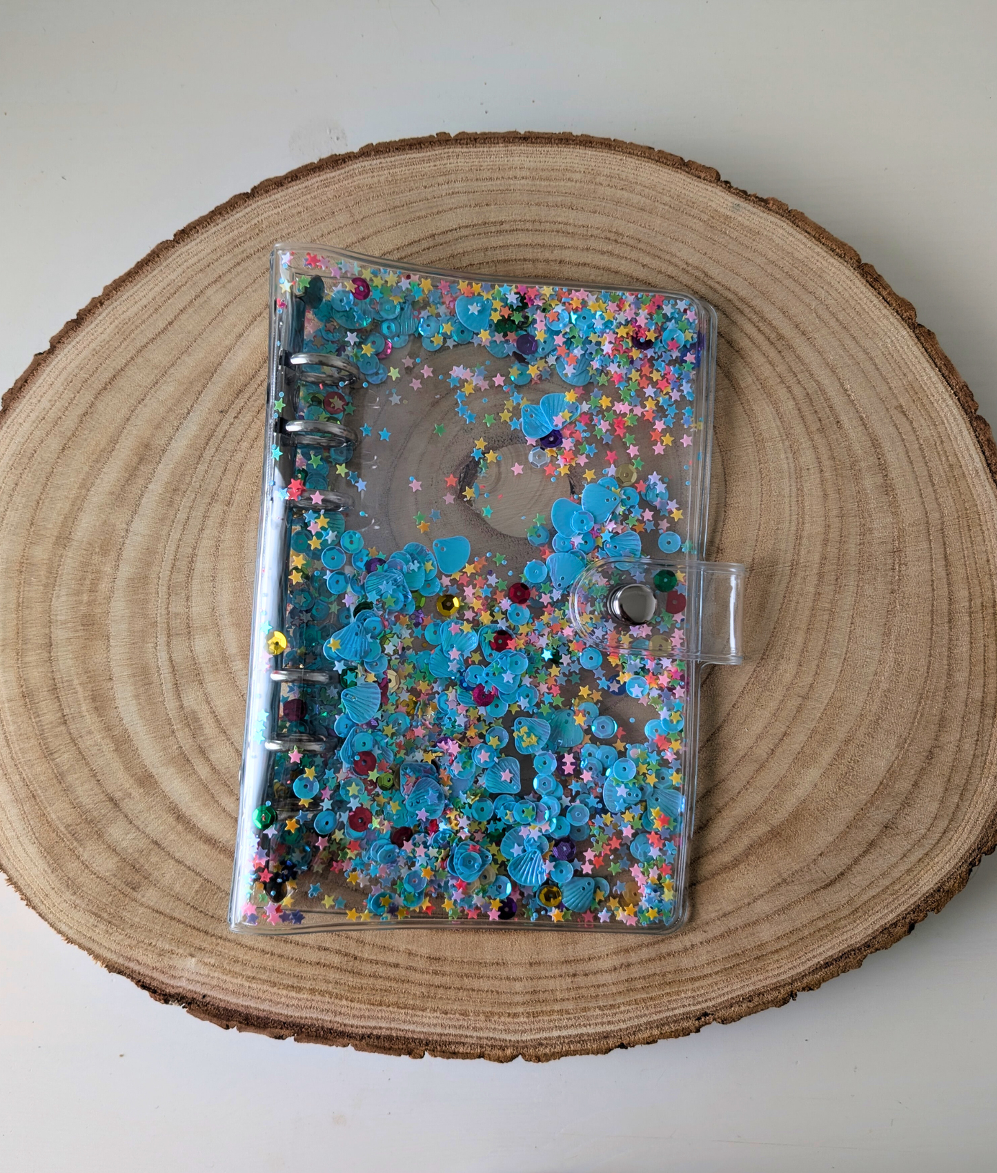 A6 Glitzer-Budgetbinder – Magic Aris Edition (Transparent)