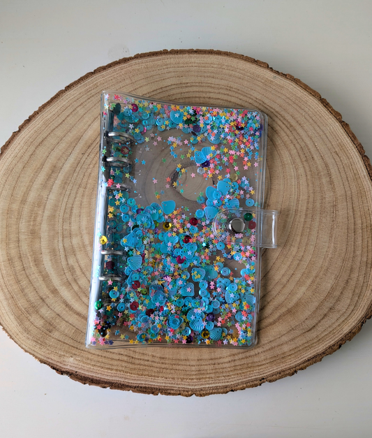 A6 Glitzer-Budgetbinder – Magic Aris Edition (Transparent)
