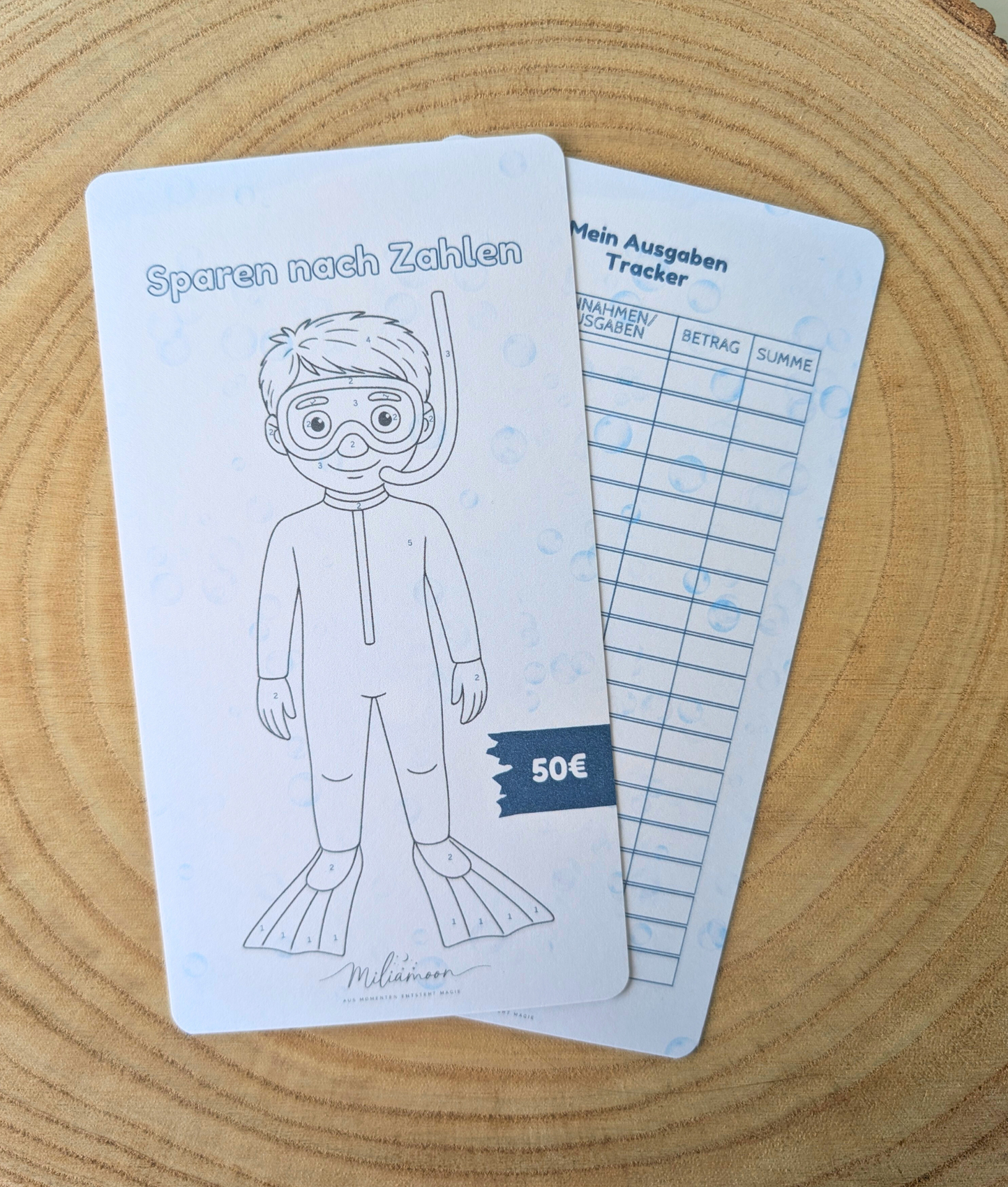 Sparen nach Zahlen – Aris Unterwasser Sparchallenge + Tracker