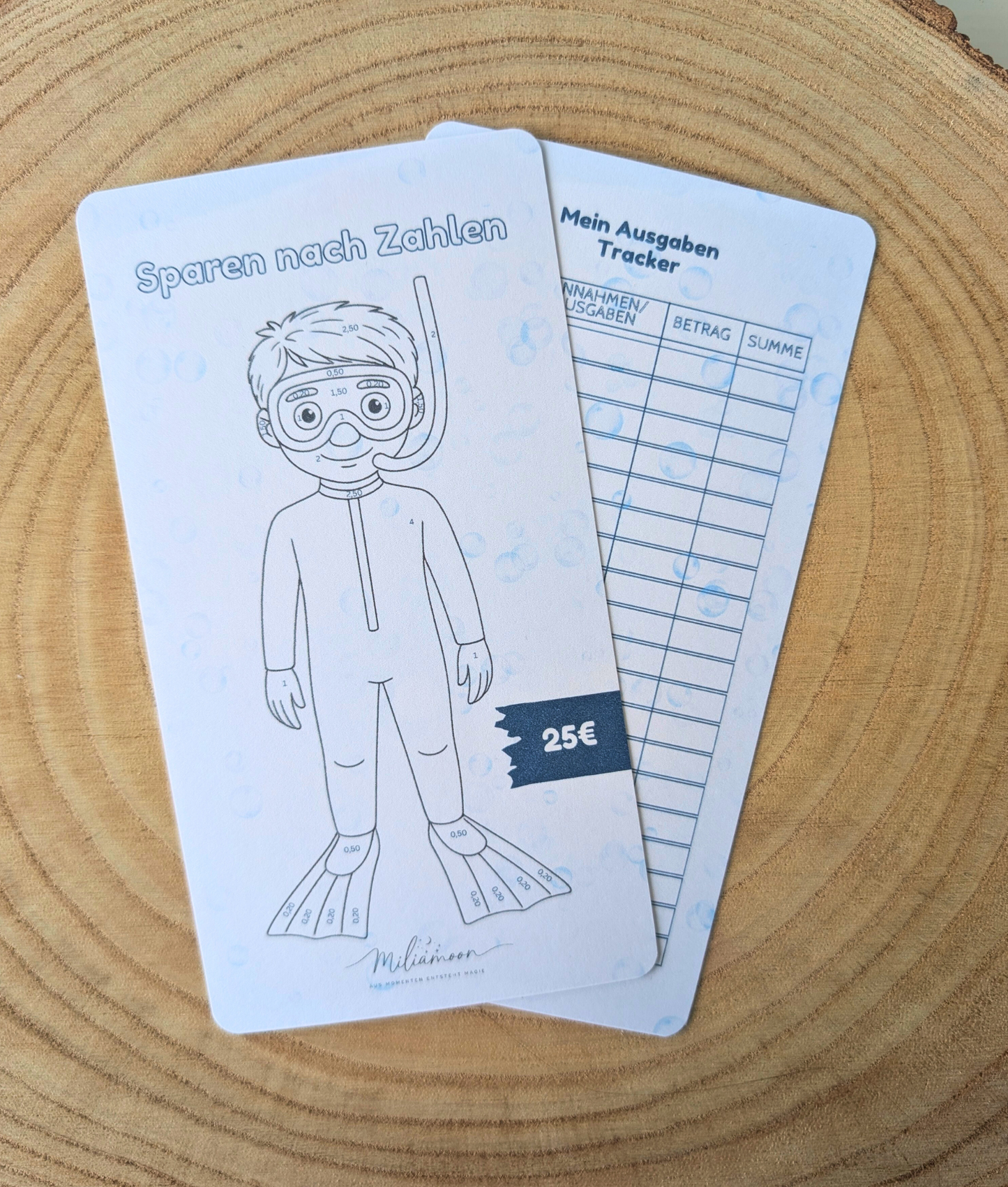 Sparen nach Zahlen – Aris Unterwasser Sparchallenge + Tracker