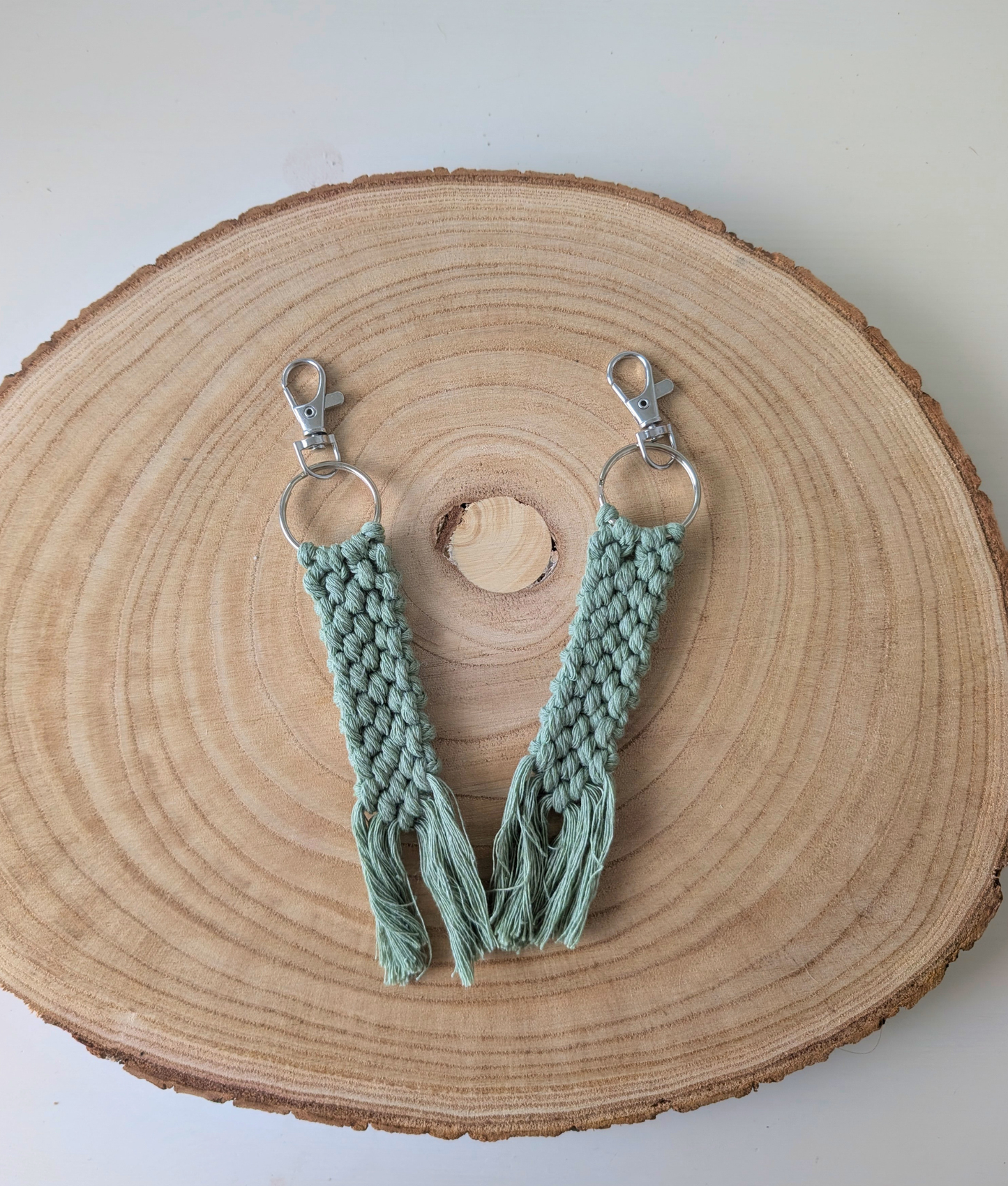 Makramee-Anhänger – Geflochten Pastell Edition